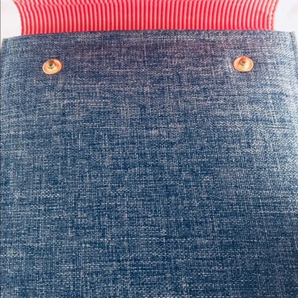 New Herschel Supply Co Sleeve For iPad Mini Air Blue Denim Look Padded - Picture 4 of 6